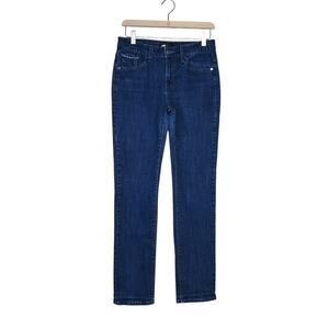 Levi's Womens 6 Mid Rise Skinny Dark Wash Jean